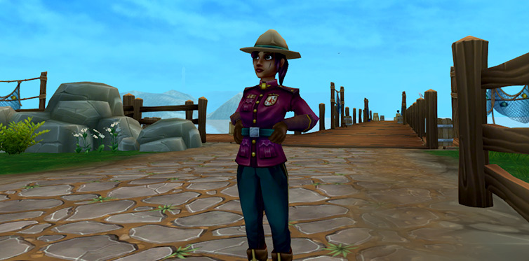 Naučte sa niečo o divých zvieratách v Mistfall s Violet!